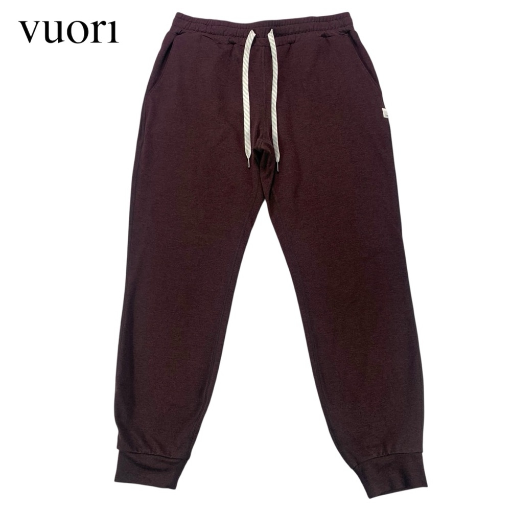 Vuori Women’s XS Performance Jogger Pants Burgundy Drawstring Athleisure